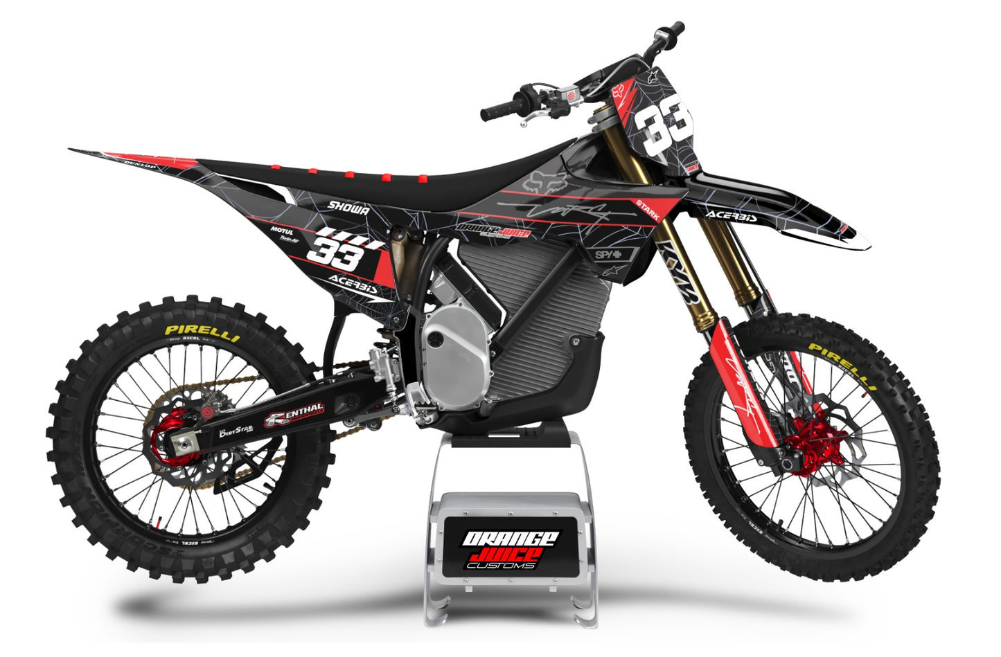 Stark Varg Crimson Shadow graphics kit