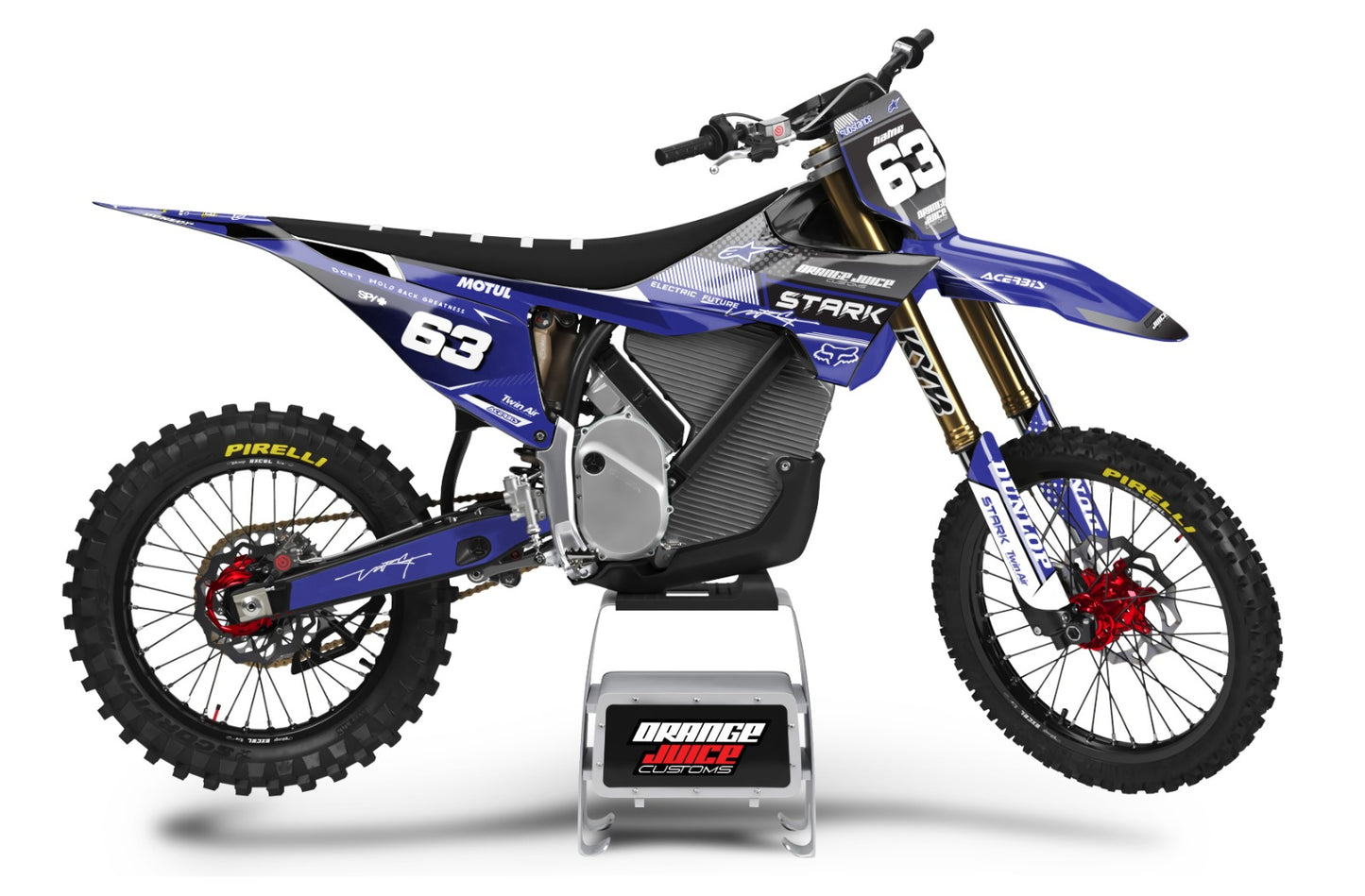 Stark Varg Royal Blue graphics kit