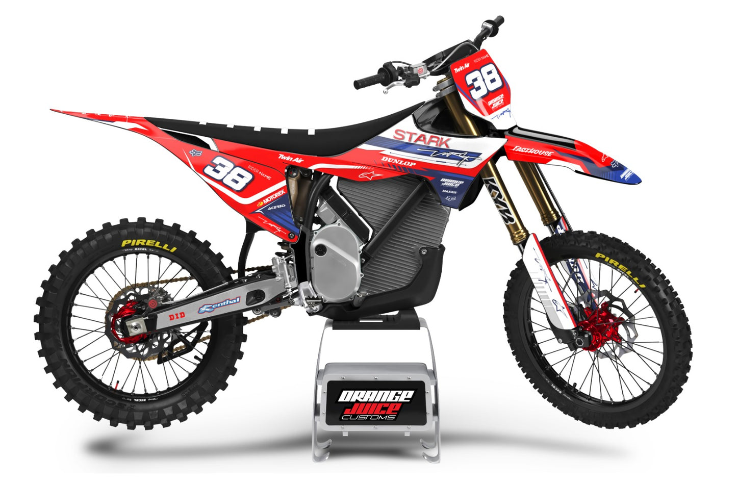 Stark Varg Factory Red graphics kit