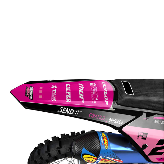 KTM Drago graphics kit - Pink - rear