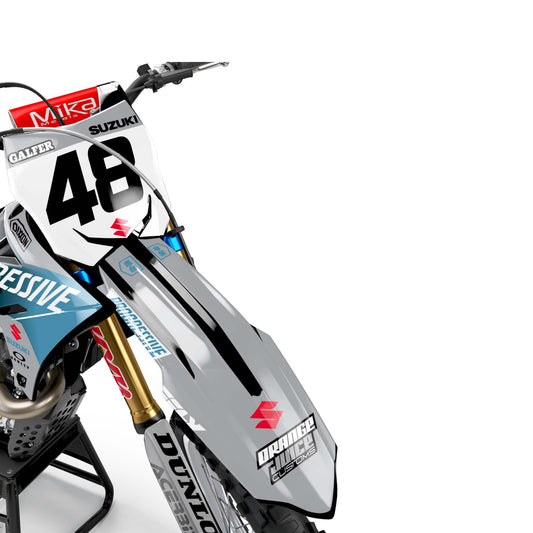 Suzuki Menace graphics kit - Grey - front
