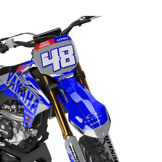 Yamaha Elite graphics kit - Grey - front