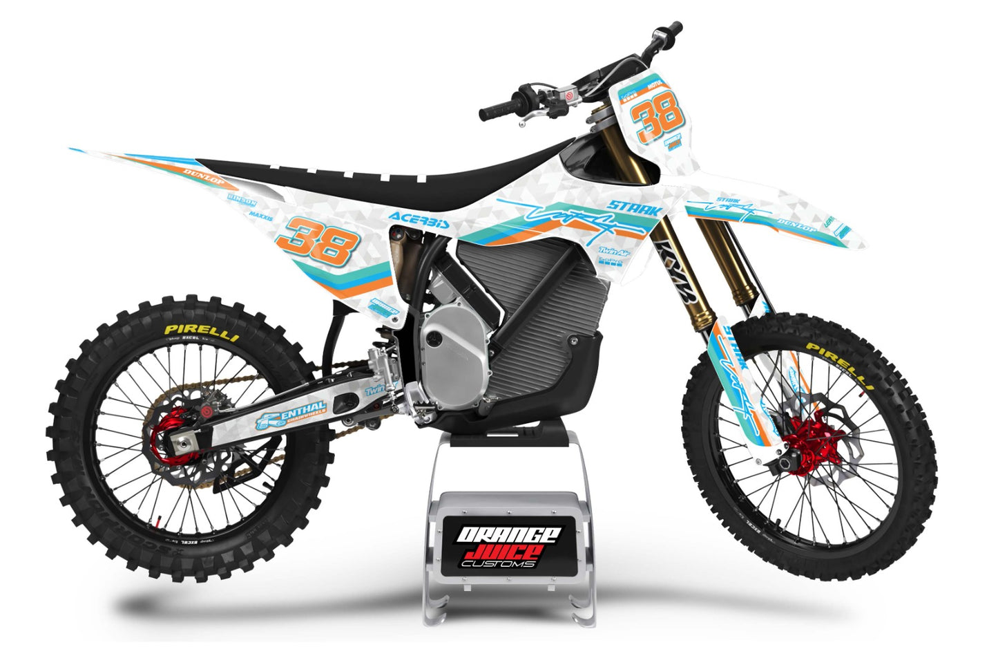 Stark Varg Arctic Ember graphics kit