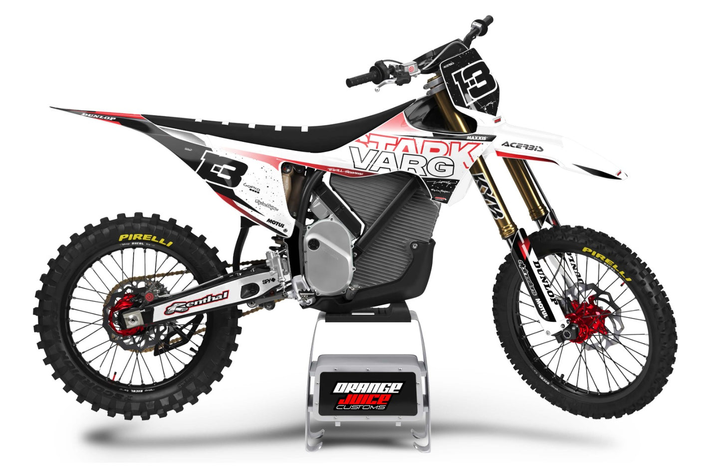 Stark Varg Race Red graphics kit