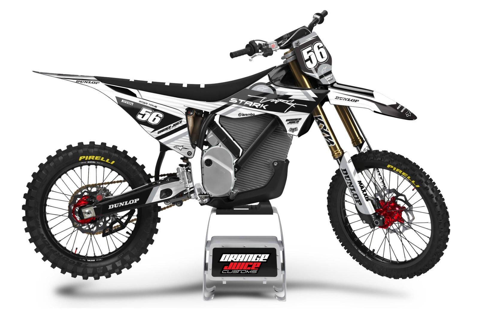 Stark Varg Whiteout graphics kit