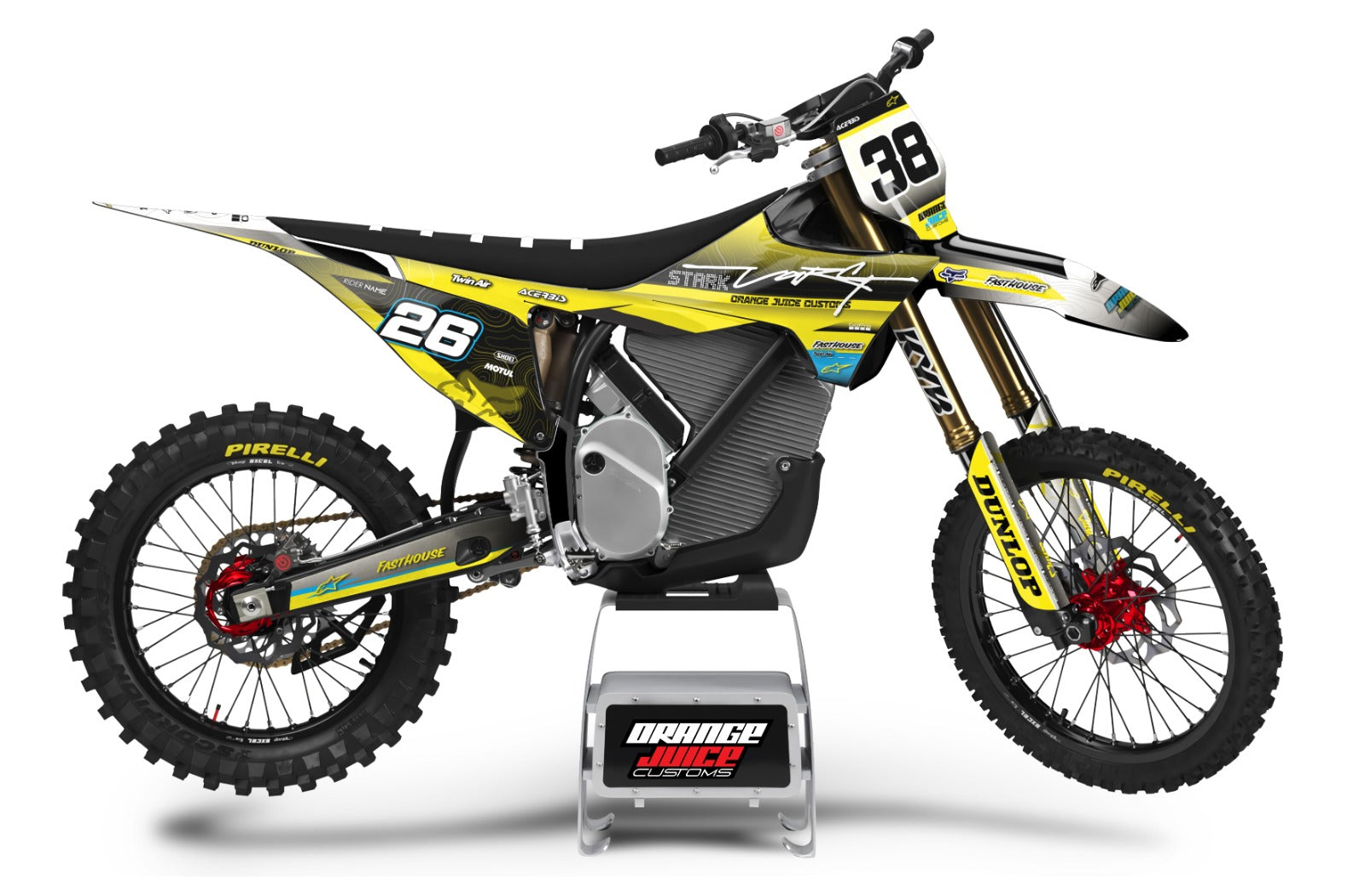 Stark Varg Gold Rush graphics kit