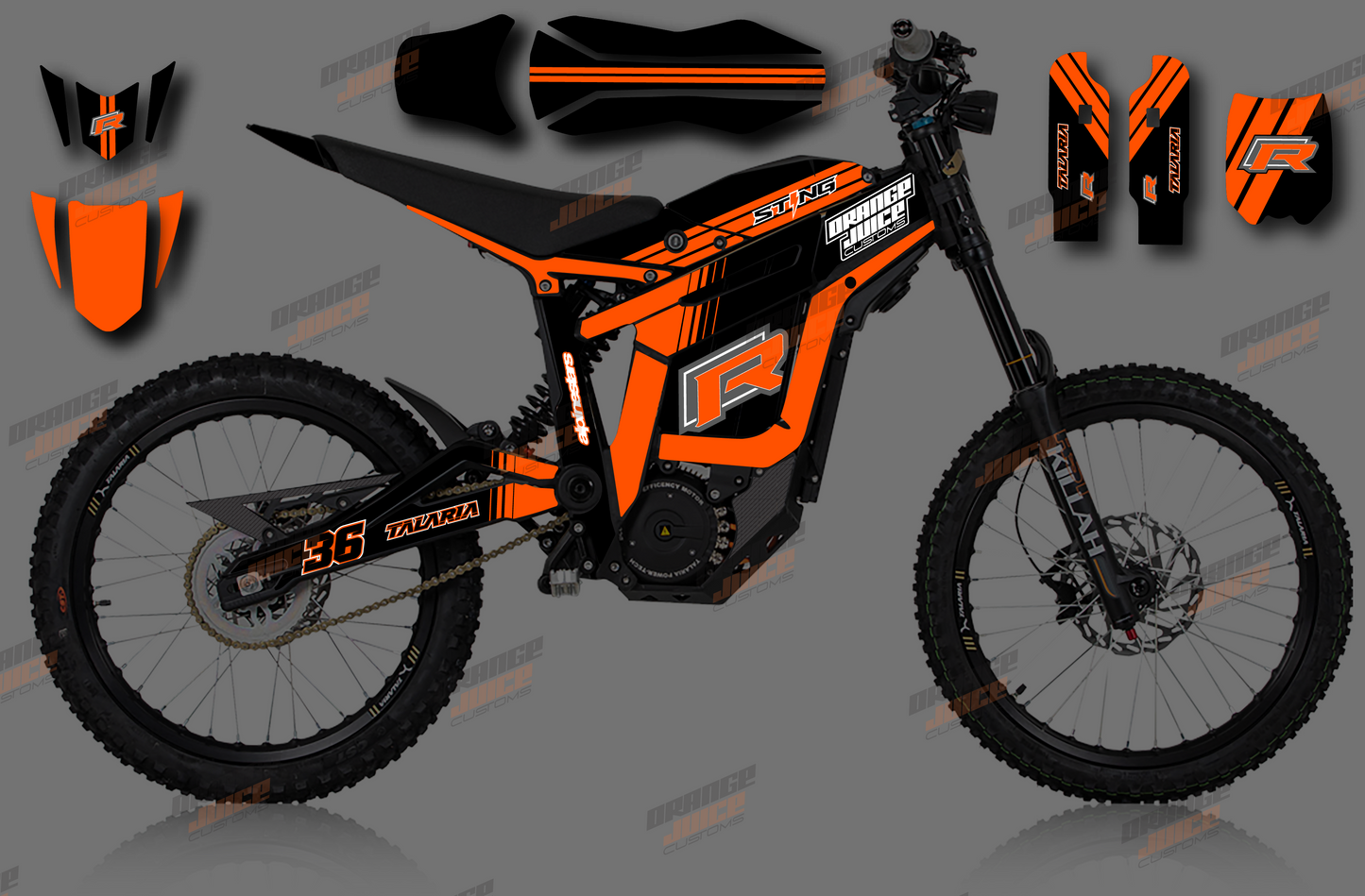 Talaria Sting - Sting R Graphics kit (Orange)