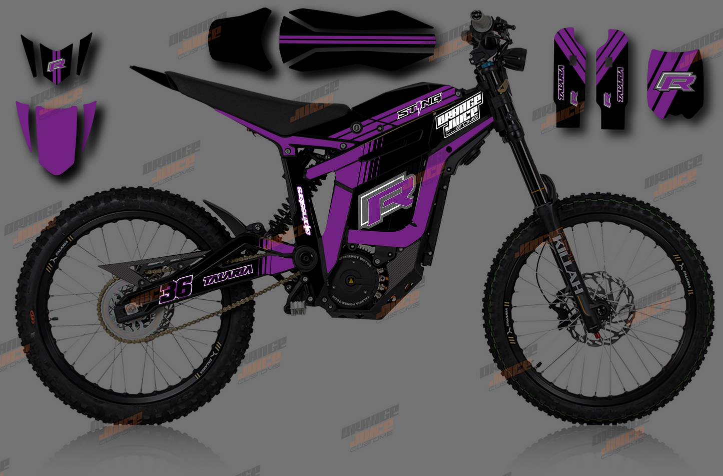 Talaria Sting - Sting R Graphics kit (Purple)