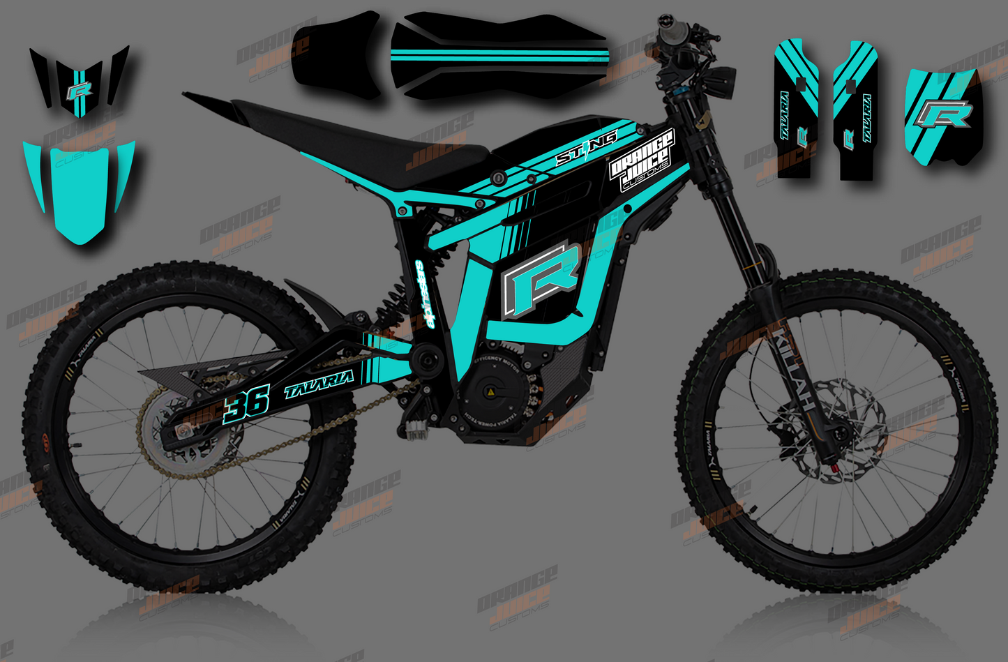 Talaria Sting - Sting R Graphics kit (Teal)