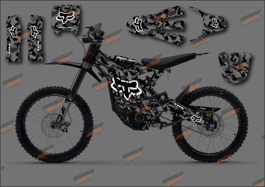 Sur Ron LBX - Fox Camo Graphics kit - Camo