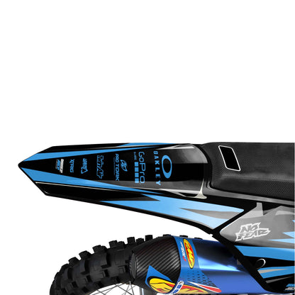 KTM Avenger graphics kit - Light Blue - rear