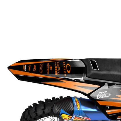 KTM Avenger graphics kit - Orange - rear