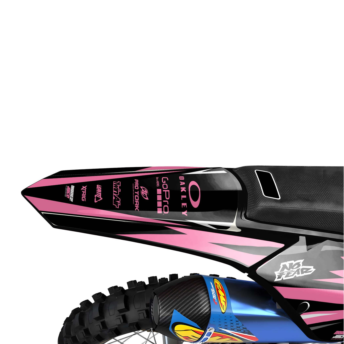 KTM Avenger graphics kit - Pink - rear