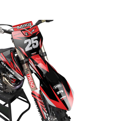 KTM Avenger graphics kit - Red - front MX