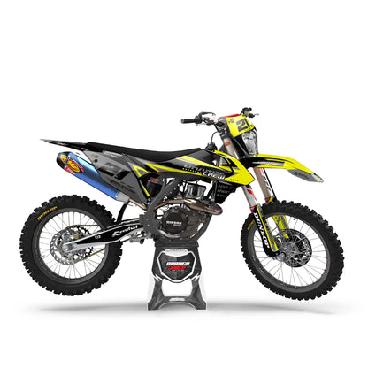 KTM Drago graphics kit - Yellow - side headlight
