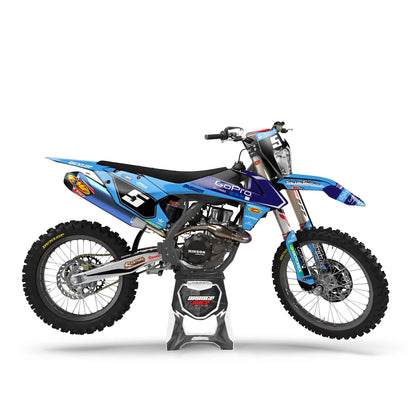 KTM Octane graphics kit - Blue - side headlight