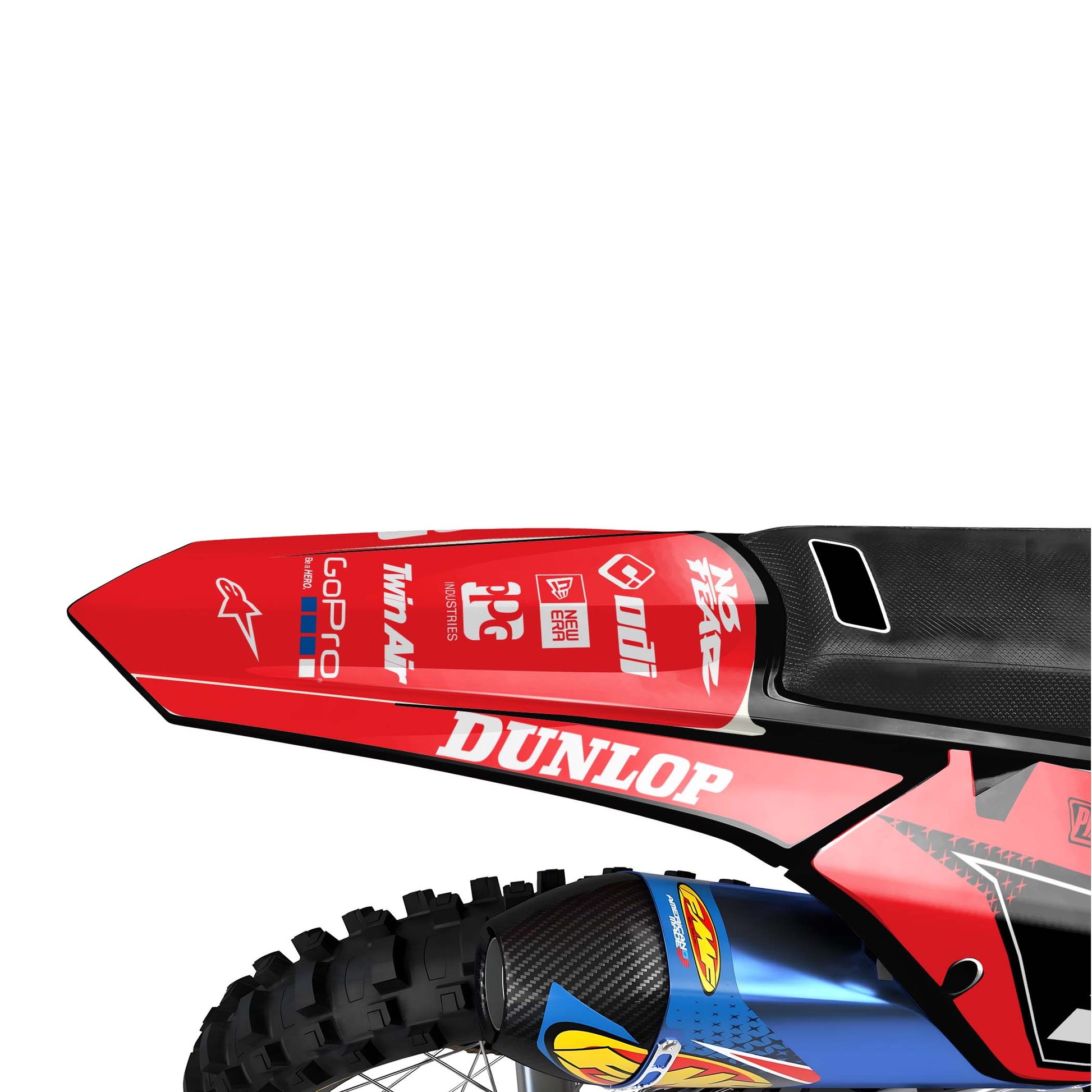 KTM Octane graphics kit - Red - rear