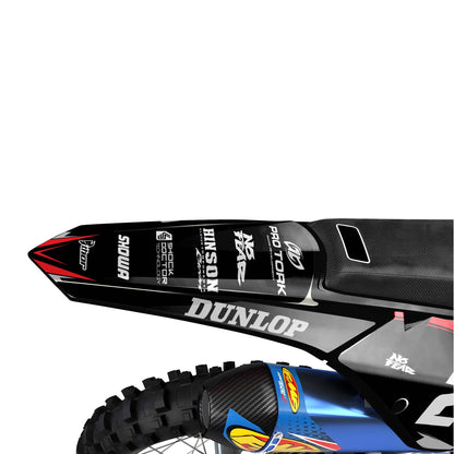KTM Rock graphics kit - Red - rear