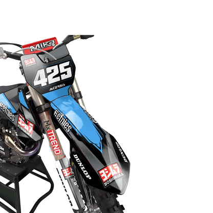 KTM Vivid graphics kit - Blue - front MX