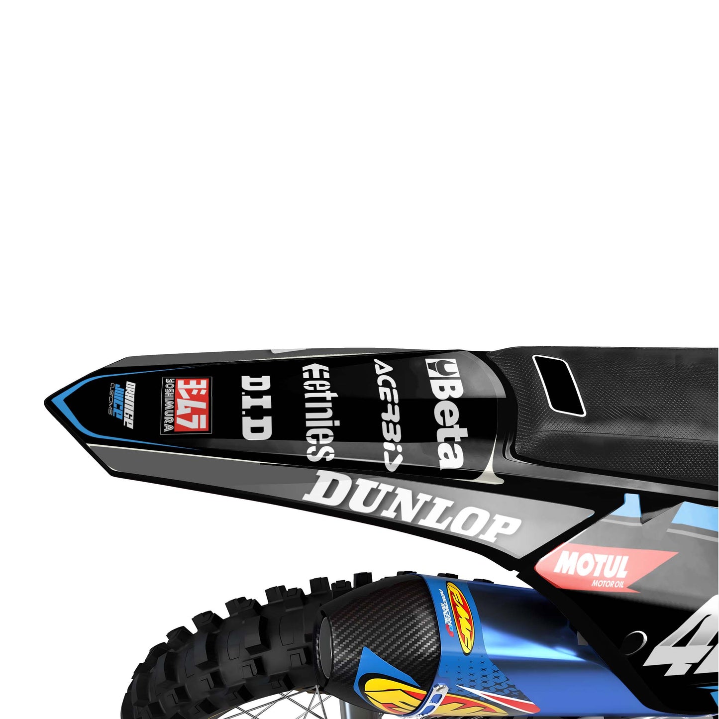KTM Vivid graphics kit - Blue - rear