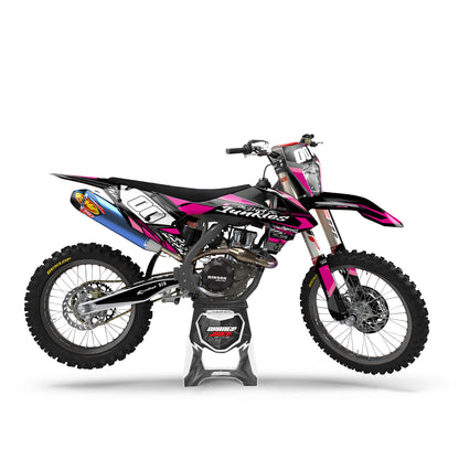 KTM Zector graphics kit - Pink - side headlight