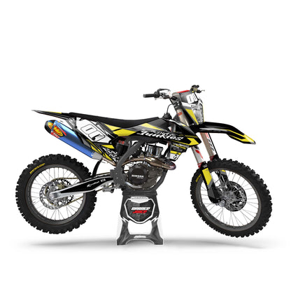 KTM Zector graphics kit - Yellow - side headlight