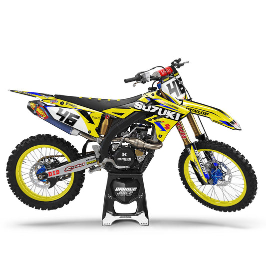 Suzuki Baddie graphics kit - Yellow - side