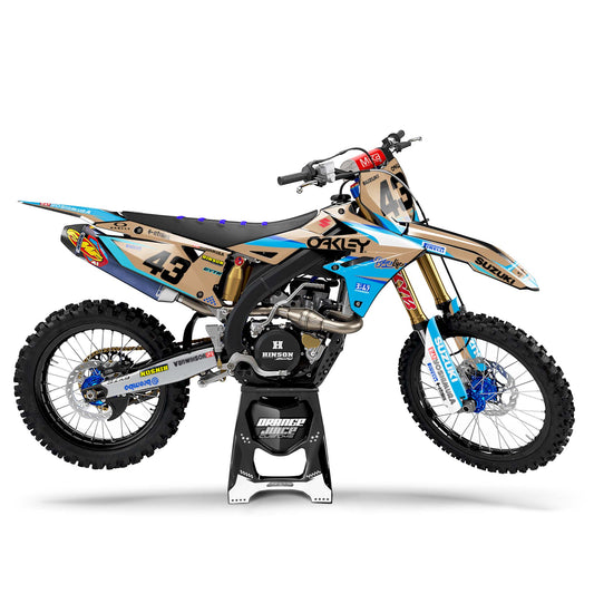 Suzuki Buzzer graphics kit - Brown - side