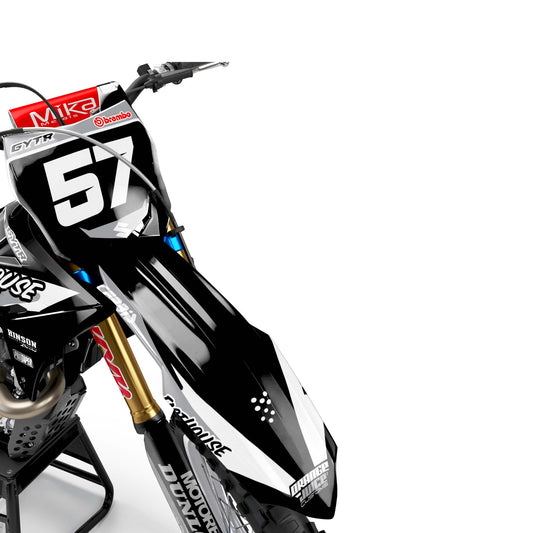 Suzuki Chicase graphics kit - Gray - front