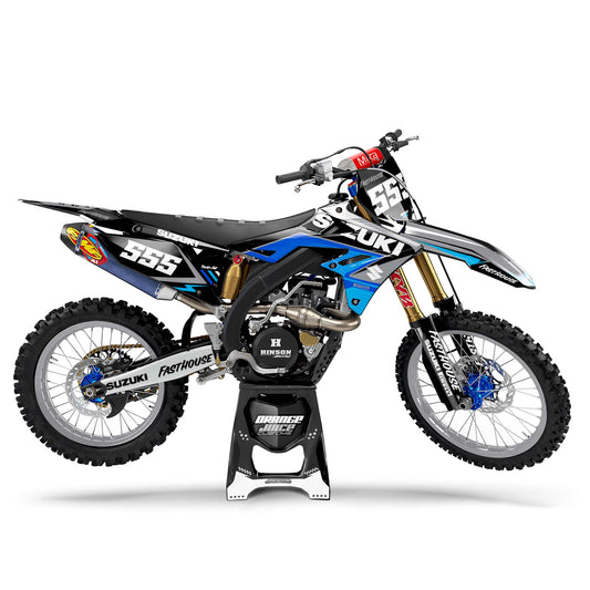Suzuki Warden graphics kit - Gray - side