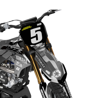 Yamaha Aquatic graphics kit - Smoke - front
