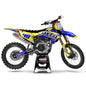 Yamaha Elite graphics kit - Yellow Blue - side
