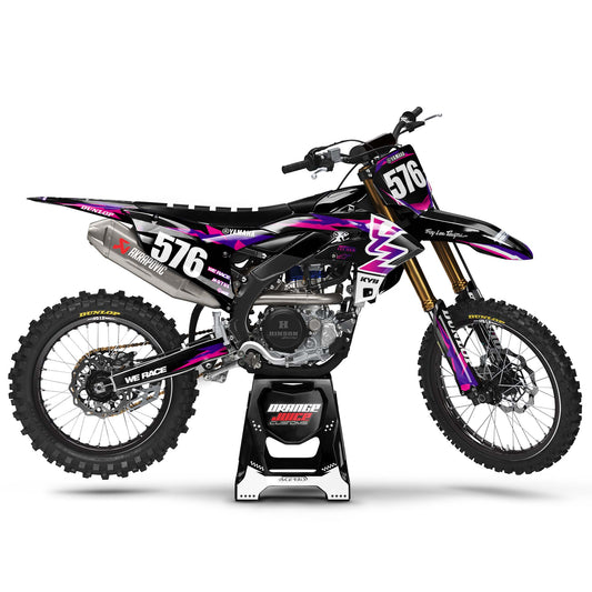 Yamaha Swift graphics kit - Black - side