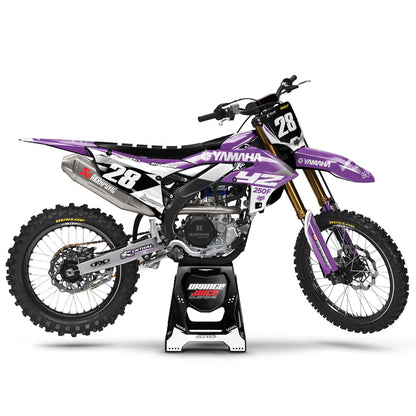 Yamaha Szechuan graphics kit - Purple - side
