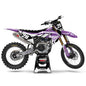 Yamaha Szechuan graphics kit - Purple - side