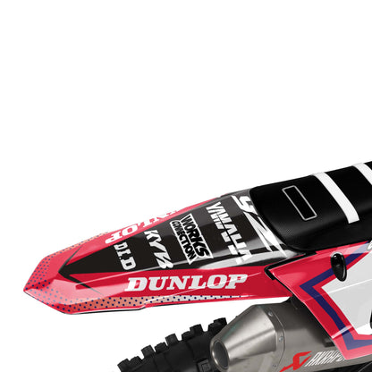 Yamaha Urban graphics kit - Red - rear