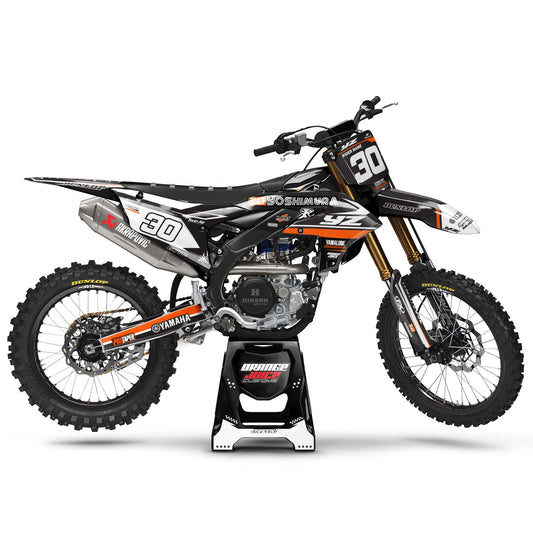 Yamaha Vital graphics kit - Black - side