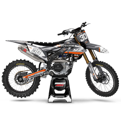 Yamaha Vital graphics kit - Grey - side